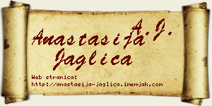Anastasija Jaglica vizit kartica